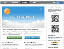 Tablet Screenshot of fancywidgetsapp.com